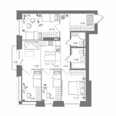 Квартира 81,5 м², 4-комнатная - изображение 3