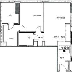 Квартира 61,6 м², 2-комнатная - изображение 3