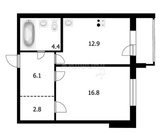 55,4 м², 1-комнатная квартира 7 999 999 ₽ - изображение 49