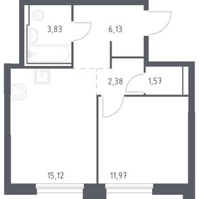 42 м², 1-комнатная квартира 10 350 000 ₽ - изображение 18