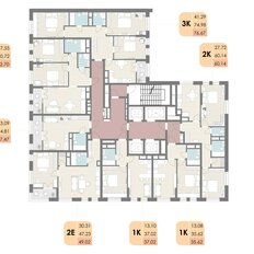 Квартира 62,7 м², 3-комнатная - изображение 3