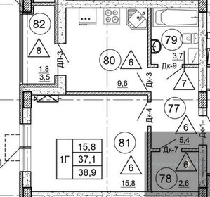 36,1 м², 1-комнатная квартира 5 200 000 ₽ - изображение 53