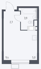 20,6 м², квартира-студия 2 750 000 ₽ - изображение 105