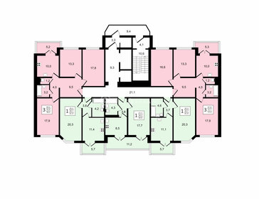 Квартира 77,2 м², 3-комнатная - изображение 4