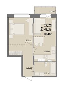 48 м², 1-комнатная квартира 4 148 000 ₽ - изображение 18