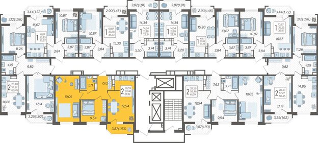 61,4 м², 2-комнатная квартира 9 368 114 ₽ - изображение 7