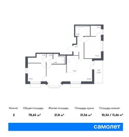 104,2 м², 4-комнатная квартира 30 000 000 ₽ - изображение 105