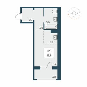 12 м², 1-комнатная квартира 1 450 000 ₽ - изображение 64
