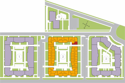 Квартира 64,3 м², 2-комнатная - изображение 2