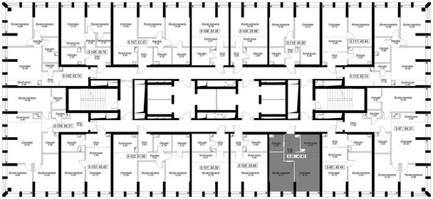 Квартира 41 м², 1-комнатная - изображение 2