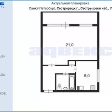 Квартира 33,1 м², 1-комнатная - изображение 2