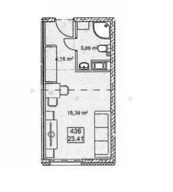 22,2 м², апартаменты-студия 5 942 434 ₽ - изображение 84