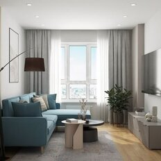 Квартира 34,4 м², студия - изображение 1