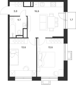 49 м², 2-комнатная квартира 14 999 999 ₽ - изображение 92