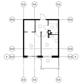 Квартира 43,2 м², 1-комнатная - изображение 2