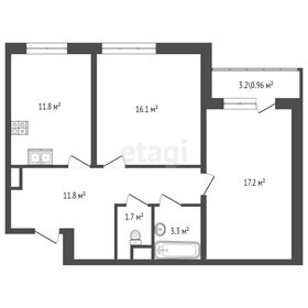 60 м², 2-комнатная квартира 9 000 000 ₽ - изображение 31