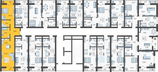 50,9 м², 2-комнатная квартира 19 573 536 ₽ - изображение 27