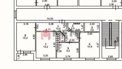 55,7 м², 2-комнатная квартира 4 200 000 ₽ - изображение 36