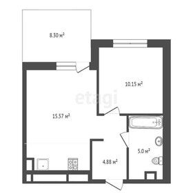 Квартира 35,4 м², 1-комнатная - изображение 1