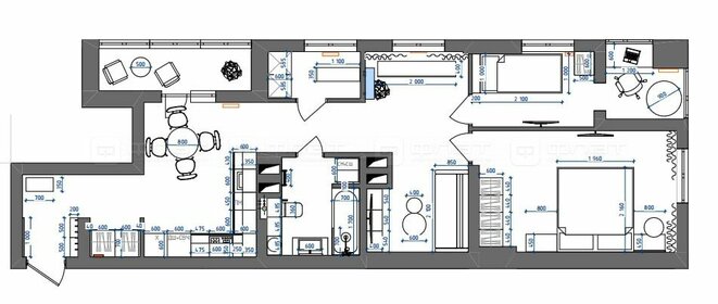 Квартира 68,7 м², 2-комнатная - изображение 2