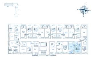 Квартира 33,5 м², 1-комнатная - изображение 2