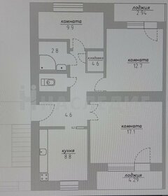 Квартира 62,2 м², 3-комнатная - изображение 4