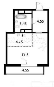 Квартира 27,5 м², студия - изображение 2