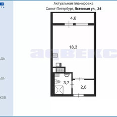 Квартира 24,8 м², студия - изображение 2