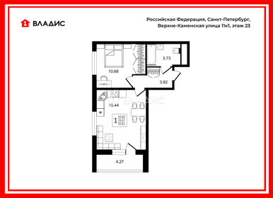 Квартира 33,7 м², 1-комнатная - изображение 1