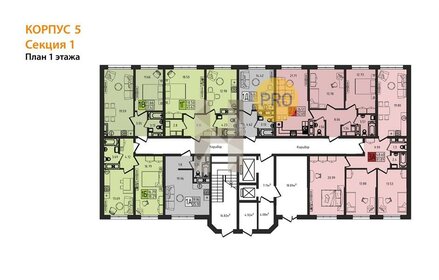 Квартира 38,3 м², 1-комнатная - изображение 2