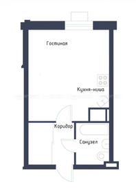 Квартира 30,3 м², 1-комнатная - изображение 1