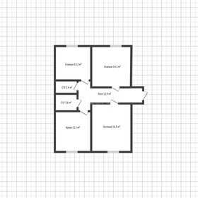 Квартира 75,1 м², 3-комнатная - изображение 1