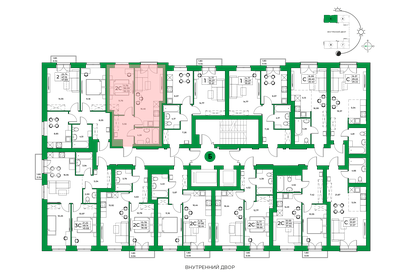 Квартира 38,1 м², 1-комнатная - изображение 2