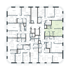 Квартира 39,4 м², 1-комнатная - изображение 2