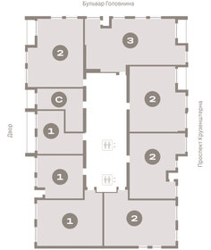 Квартира 83,5 м², 2-комнатная - изображение 2