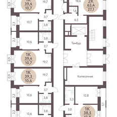 Квартира 69,2 м², 2-комнатная - изображение 3
