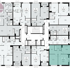Квартира 49,6 м², 2-комнатная - изображение 1