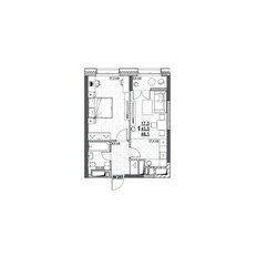 Квартира 46,1 м², 1-комнатная - изображение 2