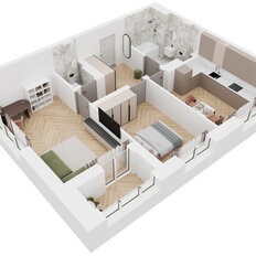 Квартира 55,8 м², 2-комнатная - изображение 3