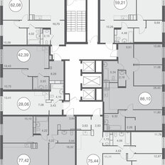 Квартира 77,8 м², 1-комнатная - изображение 3