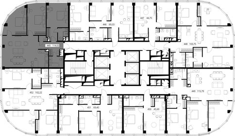 Квартира 114,4 м², 3-комнатная - изображение 3
