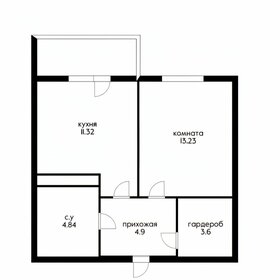 Квартира 38 м², 1-комнатная - изображение 1