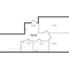 Квартира 75,6 м², 2-комнатная - изображение 3