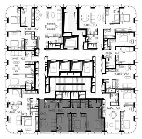 Квартира 54,2 м², 2-комнатная - изображение 3