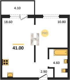 Квартира 40 м², 1-комнатная - изображение 1