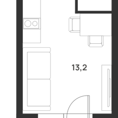 Квартира 25,5 м², студия - изображение 3