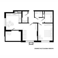 Квартира 58,4 м², 2-комнатная - изображение 2