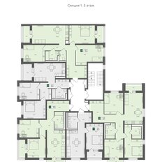 Квартира 64,1 м², 2-комнатная - изображение 3