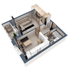 Квартира 41 м², 1-комнатная - изображение 4