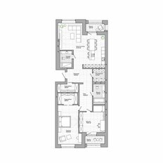 Квартира 152,5 м², 3-комнатная - изображение 2
